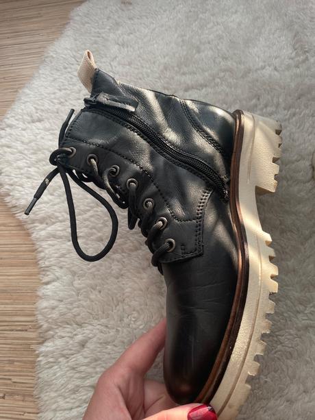 Kozene snurovacie topanky marco polo, marc o´polo,37