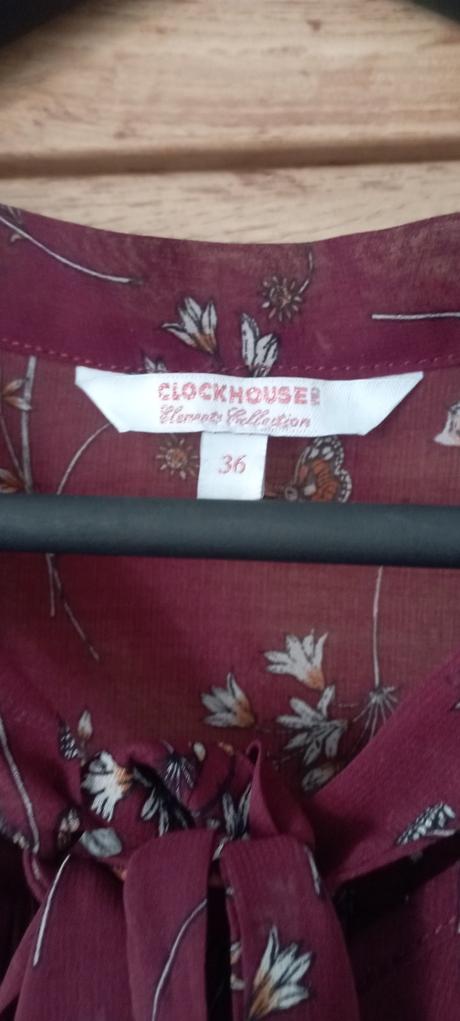 Blúzka - top stav, clockhouse,s