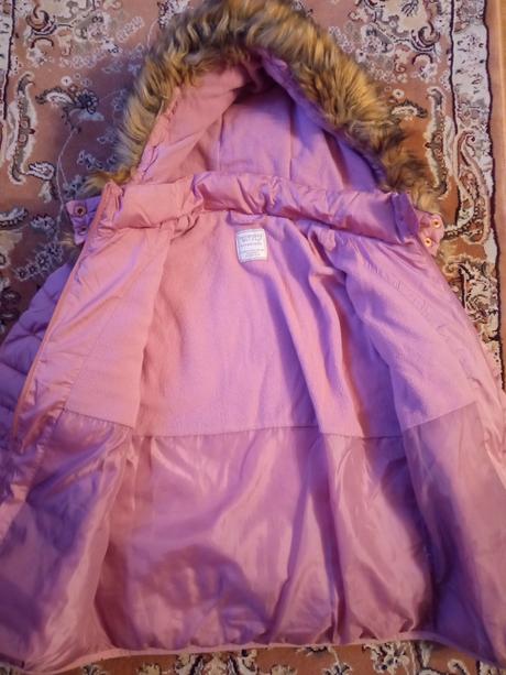 Zimná bunda s veľkou kožušinou, terranova,152