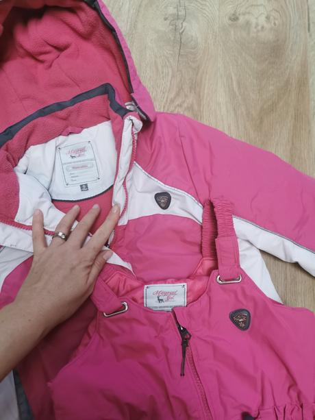 Zimná dievčenská súprava(overal+bunda), mayoral,110