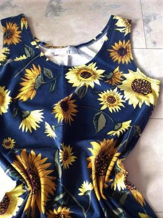 Letné vintage šaty, l