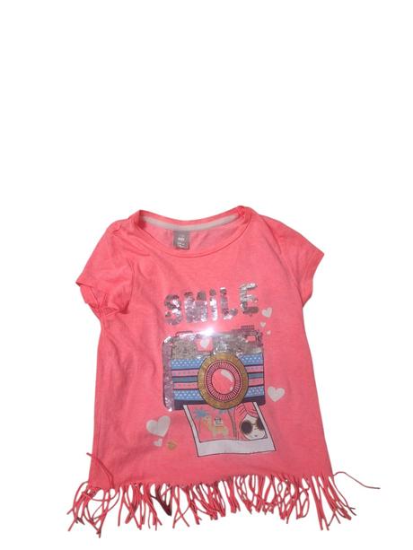 Dievčenské bavlnené tričko so strapcami, kids,134