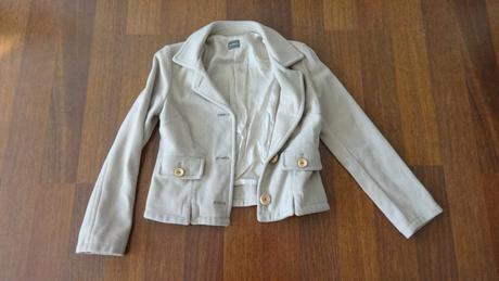 Krátky flaušový kabát v.36, 36