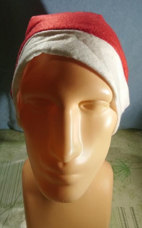 Vianočná, mikulášska čiapka so zvončekom,