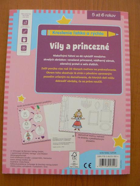 Víly a princezné kreslenie rýchlo a ľahko, 
