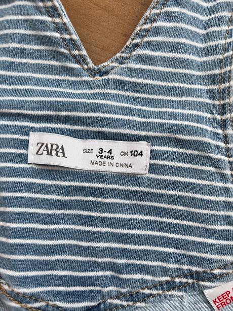 Riflove kraťasy na traky, zara,104