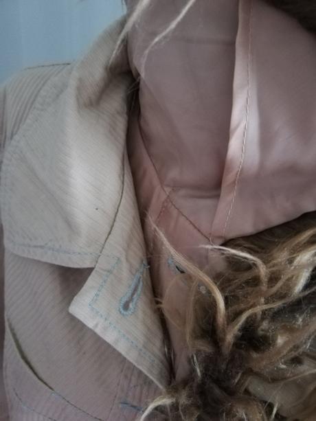 Béžový zimný kabát s odopínateľnou zimnou vložkou, l