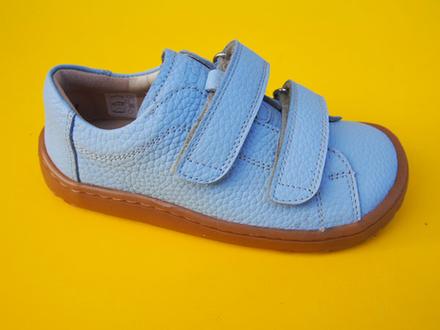 Detské kožené barefoot topánky froddo light blue, froddo,27 / 30