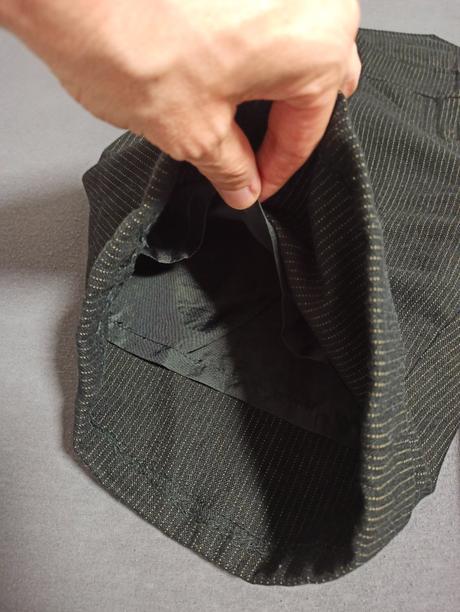 Nohavice s podšívkou, h&m,36