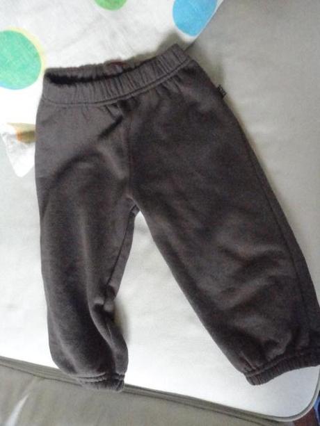 Dievč. tepláky  na 9/12mes., okay,80
