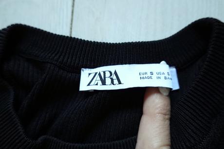 Vrúbkované tričko zara, zara,s