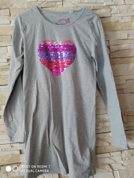 Predĺžené tričko, bonprix,164