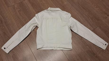 Biela riflovka, h&m,170