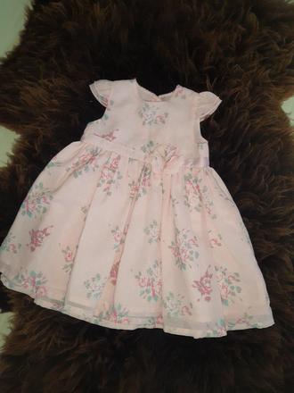 Detské kvietkované šaty 74/80, george,74