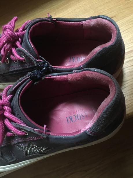 Kožené poltopánky, lasocki,32