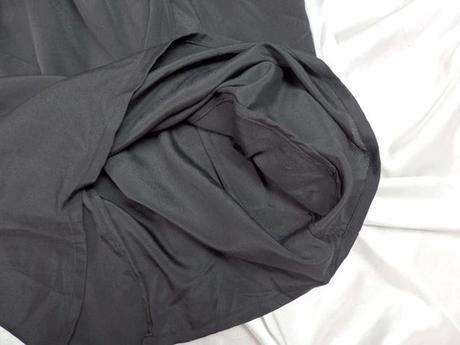 Čierne šaty s vreckami, only,42