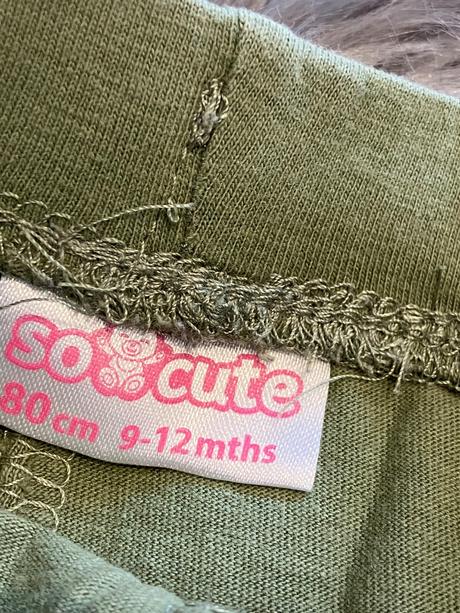 Dievčenské šortky khaki so cute (80), 80