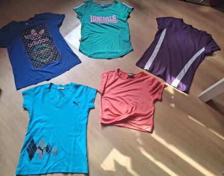 Letné tričká 5ks jedna cena 146/152, 152