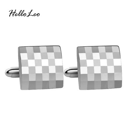 Pánske manžetové gombíky - strieborná farba, 