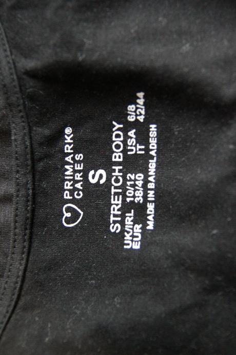 Čierny body top, s, s