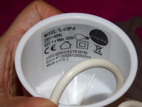 Plastová ružová lampa motýle - skladacia, 