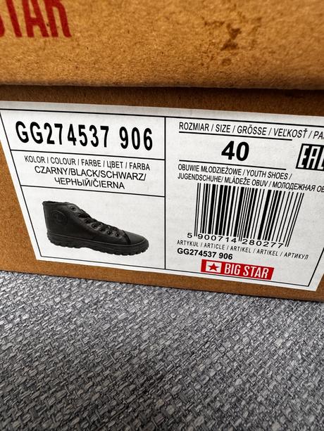 Big star zateplené tenisky, 40