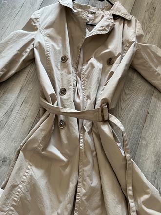 Béžový trenčkot, h&m,s