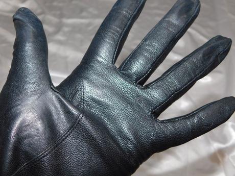 Dámske kožené rukavice, h&m,l