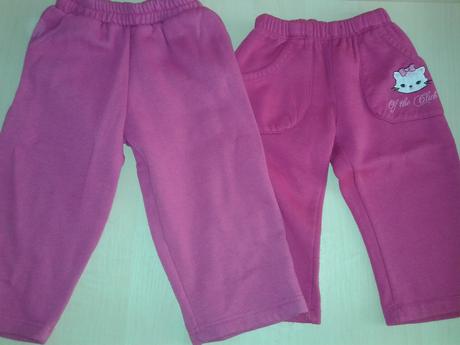 Zateplene teplačky 2ks, 92