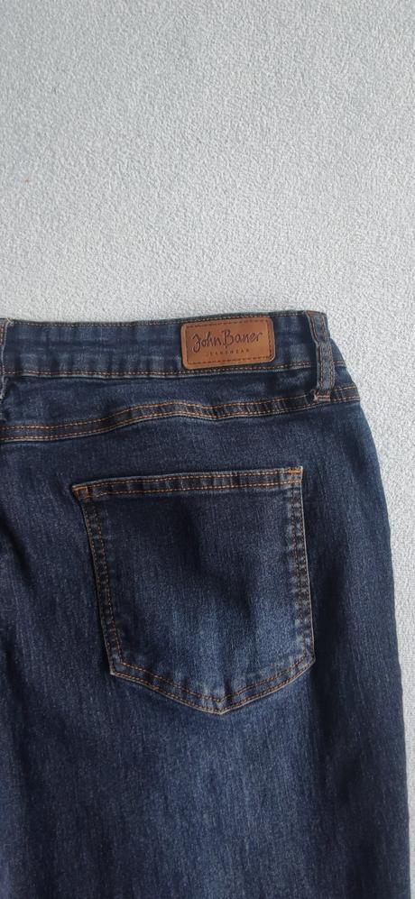 Dámske elastické rifle, veľ. 44, bonprix,44