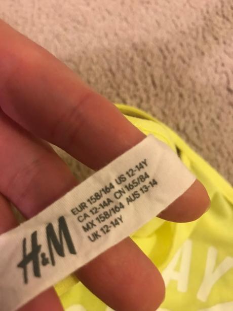 Neonove top stav, h&m,158