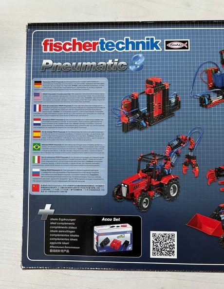 Fischertechnik stavebnica s pneumatickym ovladanim, 