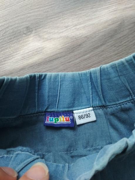 Riflová suknička, lupilu,92