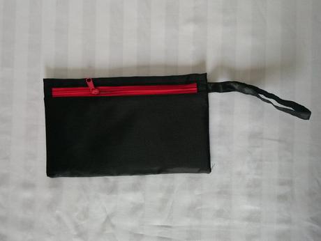 Čierne dvojité púzdro na rúška, respirátory kimood,