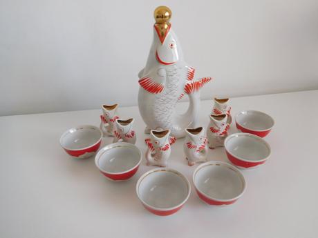 Ryba + 6x rybky menšie + mištička na cukríky 6 x, 