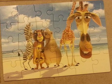 Puzzle madagaskar - 4 x 24 dielikov, 