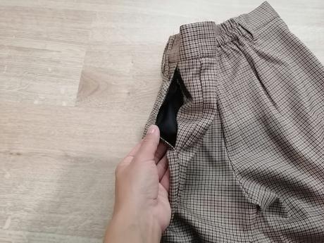 Károvane nohavice / cigaretového strihu, sinsay,s