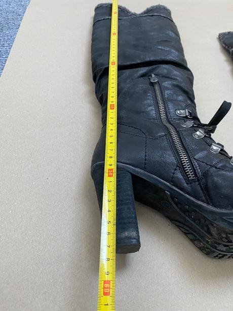 Vysoké čižmy na opätku 39, 39