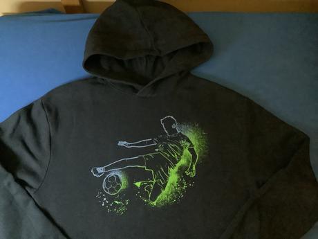 Mikina futbal, h&m,164