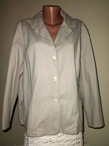 Béžové športovo-elegantné sako pre moletku, 50