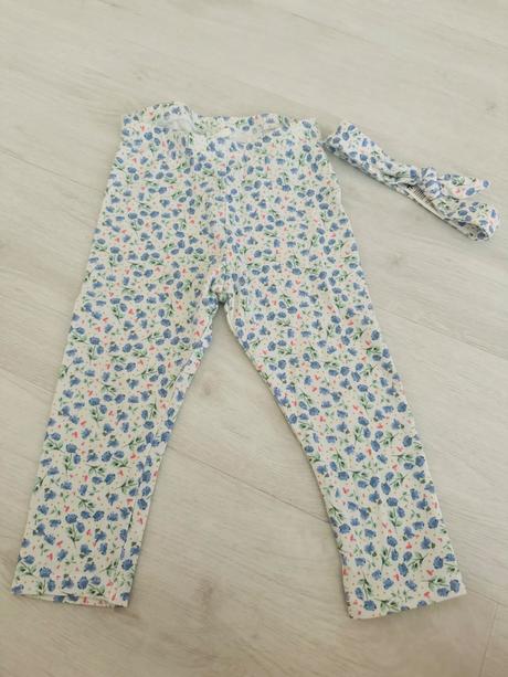 Legínky 8ks + 5ks, h&m,86