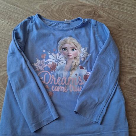 Dievčenské tričko dlhý rukáv, h&m,110
