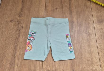 Cyklo sortky leginove paw patrol, primark,110