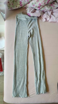 Vrúbkované legíny, h&m,158