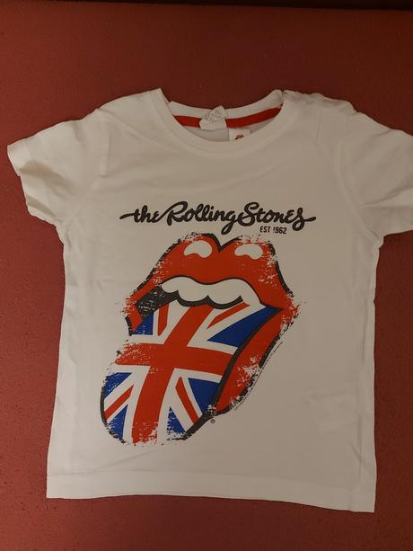 Tričko rolling stones, h&m,86
