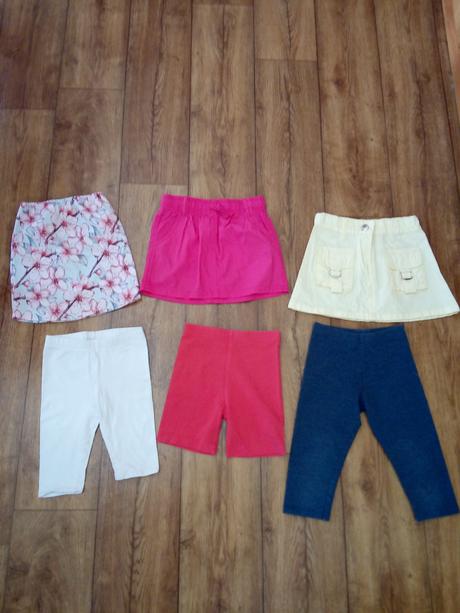 Suknicky 98/104, leginky 3/4ove top stav, 98