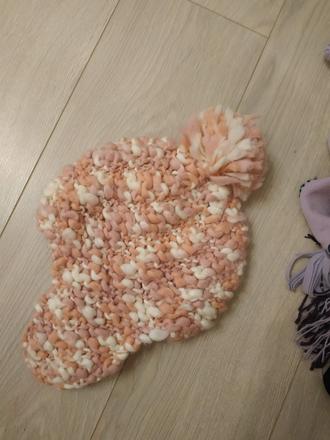 Čiapka + návleky na ručičky, veľkosť do 128., 104