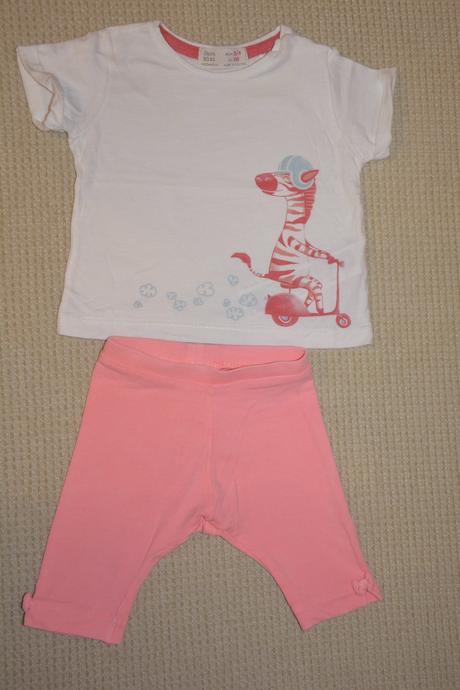 Komplet zara tricko a 3/4 leginy, zara,68