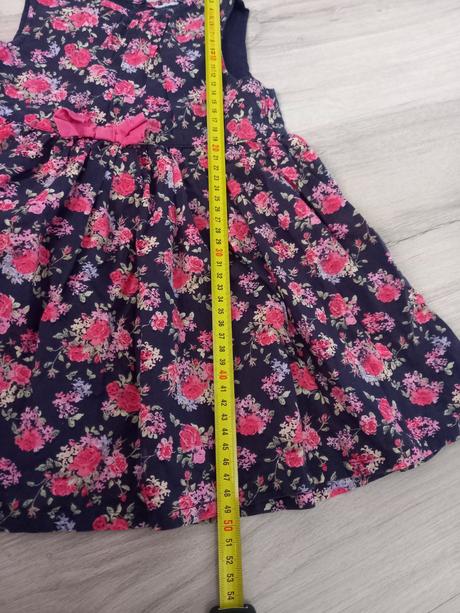 Kvietkované šaty, h&m,92