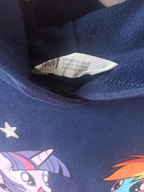 Mikina my little pony, h&m,122
